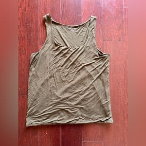 Maurices Olive Scoop Neck Tank Top